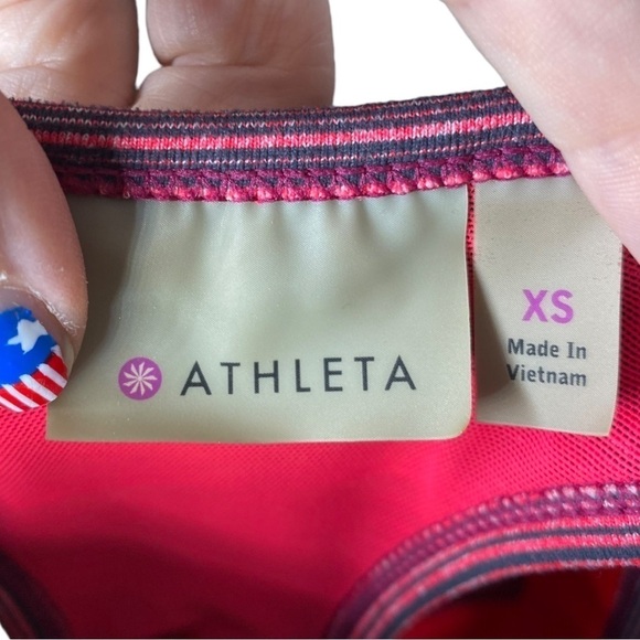 Athleta Royal Pigeon Tank Top Side Cinch XS (0,2) - Picture 6 of 9